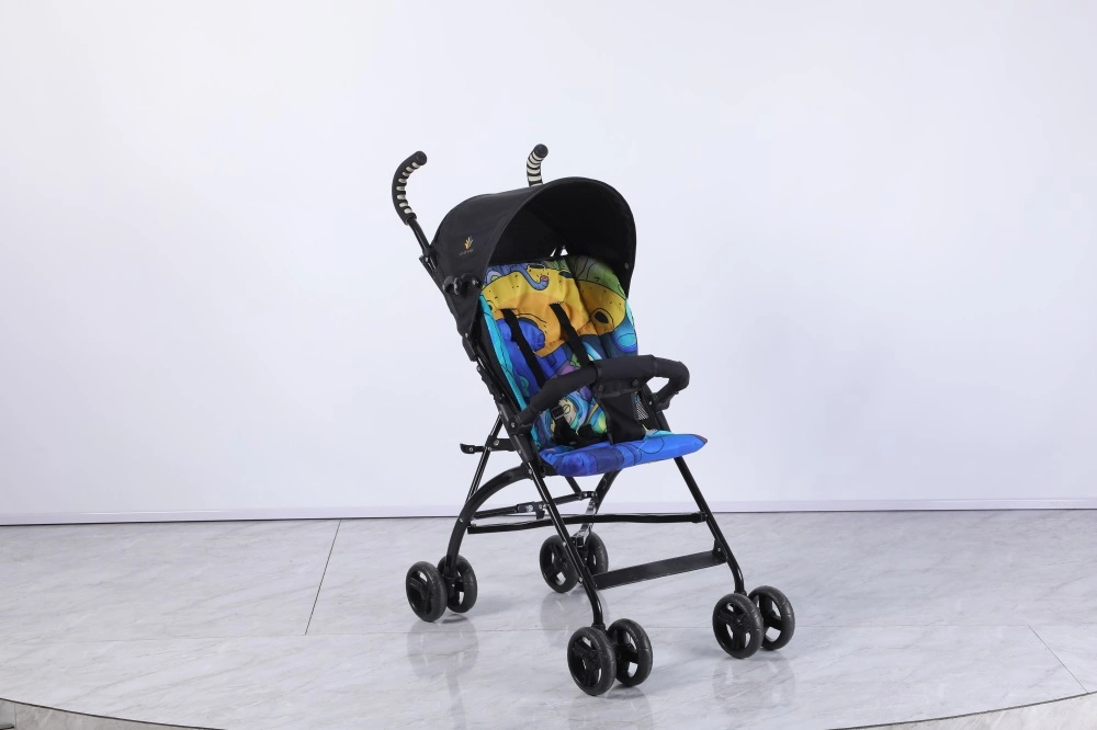 2-in-1 Lightweight Children Stroller Umbrella Foldable Baby Stroller with Sunshade