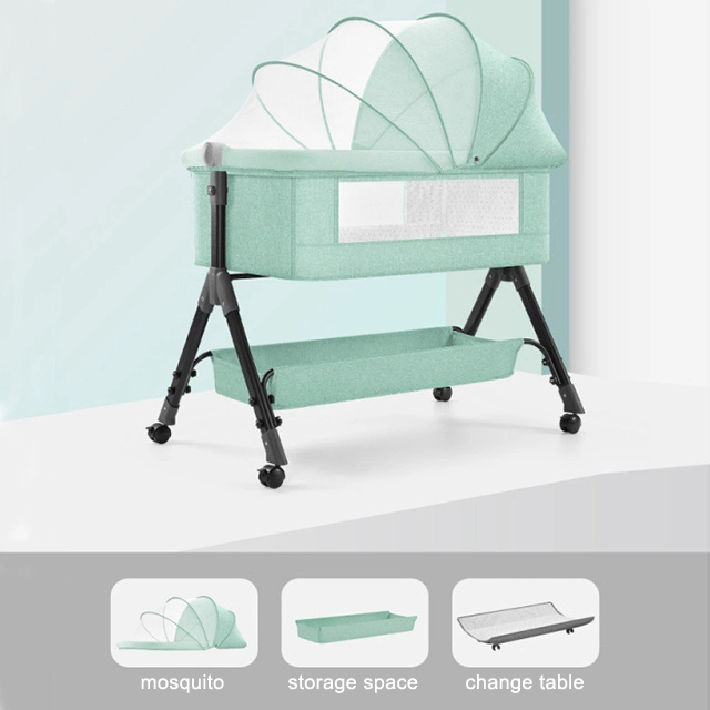 Confortable Baby Cribs Shaking Bassinet Toddler Bed Cradle Cot for Travel