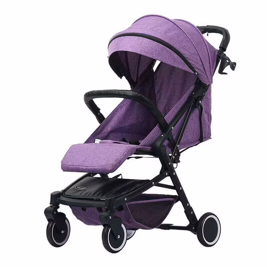 2022 Neuer modischer Kinderwagen mit faltbarem Regenschirm und Kinderwagen