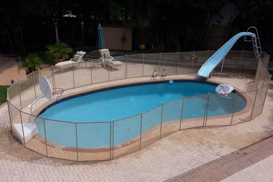 Hochwertiger Sicherheits-Poolzaun aus Aluminium, Babytor, Kinderzäune